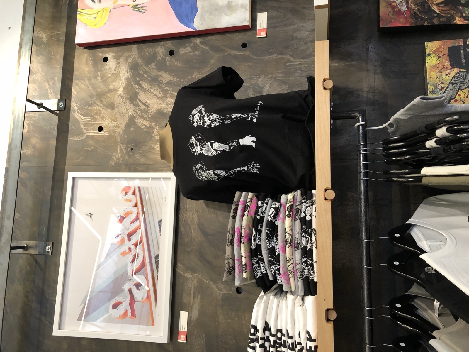 Betties band shirt in the source rino made store