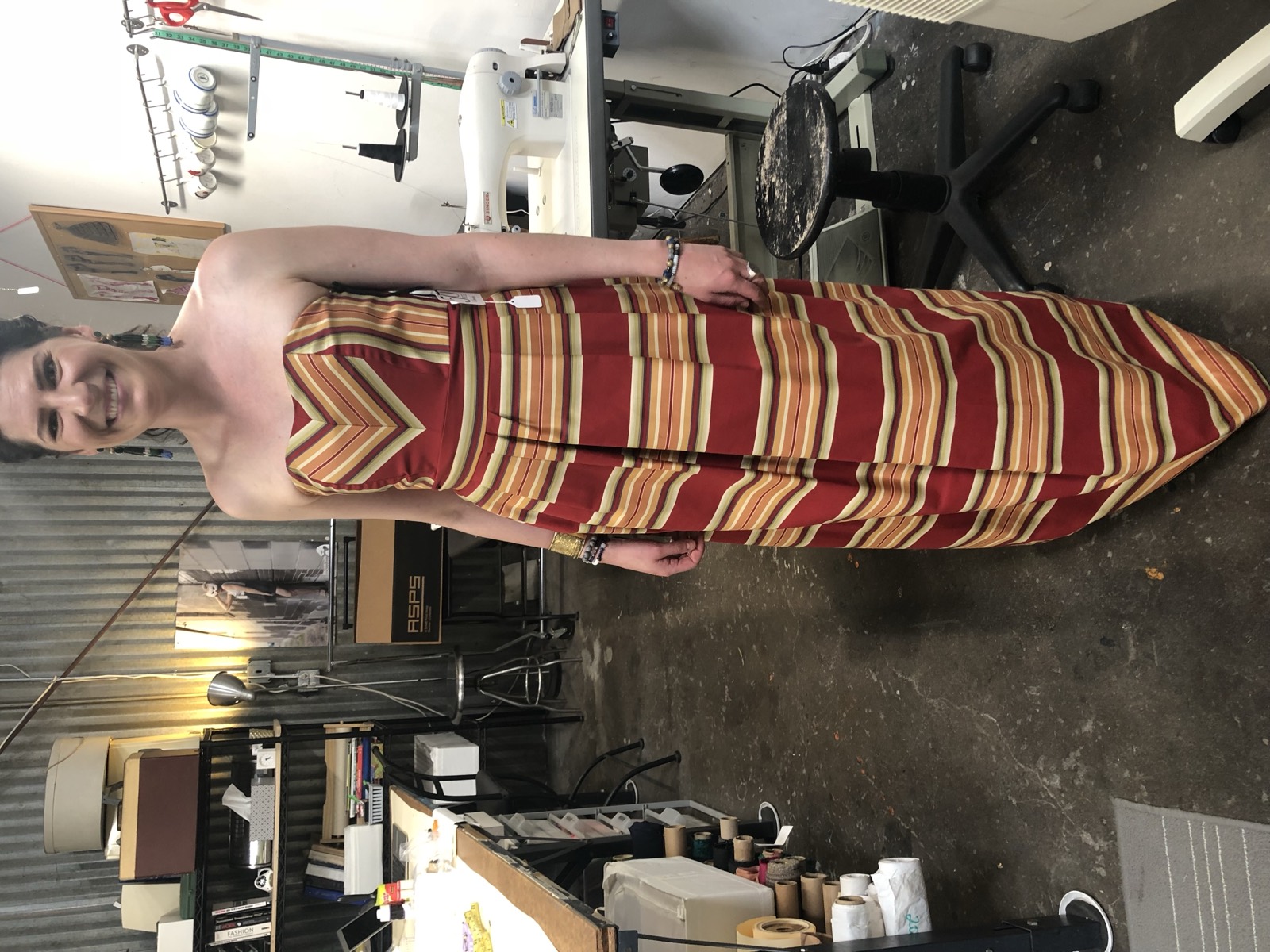 Curtain fabric to dress