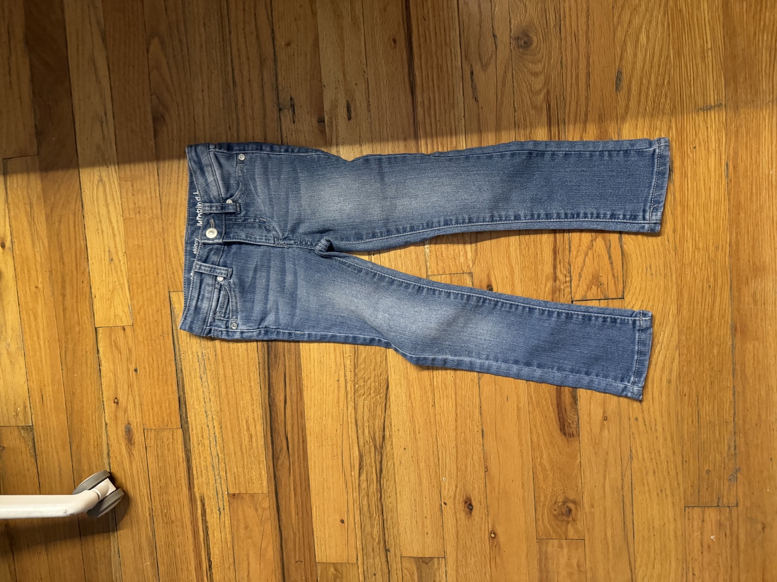 Jeans to skirt before